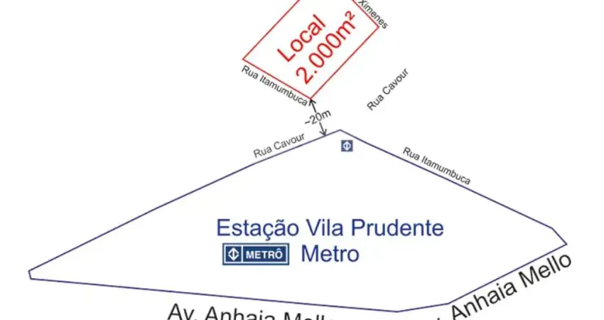 Terreno comercial à venda na Rua Itamumbuca, Vila Prudente, São Paulo