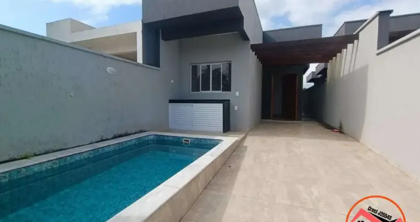 Casa Nova Com Piscina À Venda - São João Batista, Peruíbe/SP