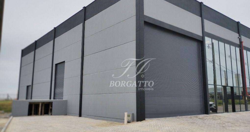 Galpão para alugar, 443 m² por R$ 9.980,00/mês - Praça - Tijucas/SC