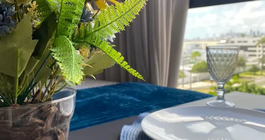 Flat mobiliado beira-mar em jardim oceania – vista para o mar e pronto para morar ou investir!