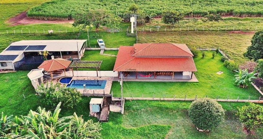Chácara / sítio com 3 quartos à venda na Rua Dois, Capelinha do Barreiro, Uberaba