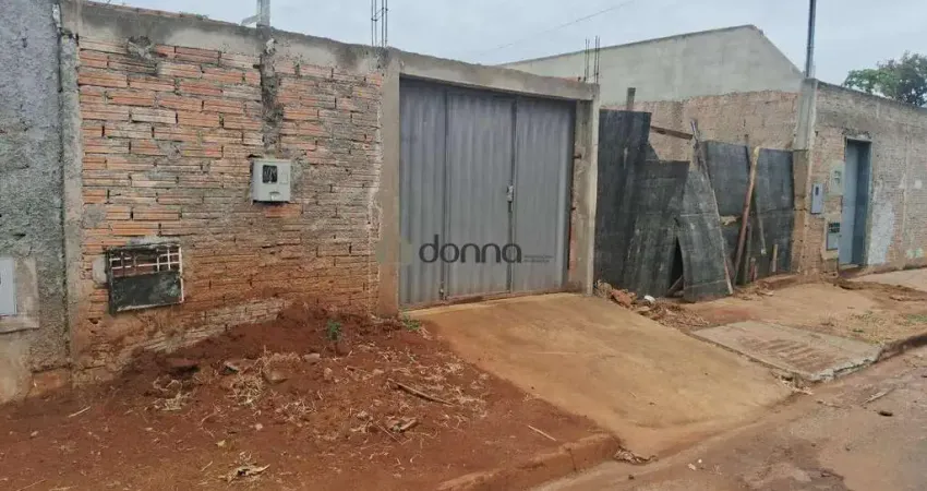 Casa à venda, 2 quartos, 2 vagas, loteamento jardim ipiranga - uberaba/mg