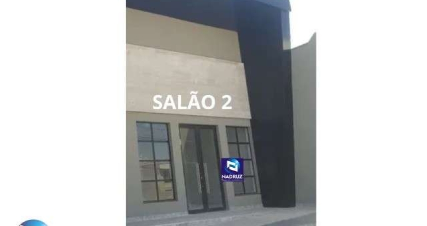 Salão Comercial à Venda ou Locação em São José do Rio Preto-SP, Parque das Amoras II: 1 Sala, 2 Banheiros, 2 Vagas, 150m².