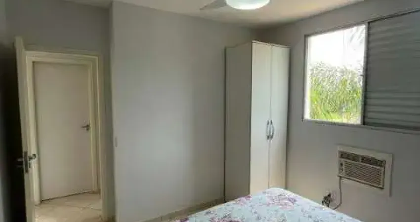 Apartamento para locação mobiliado em são jose do rio preto, 02 dormitórios 01 com cama de casal e o outro com cama de solteiro e guarda roupas,01 ba