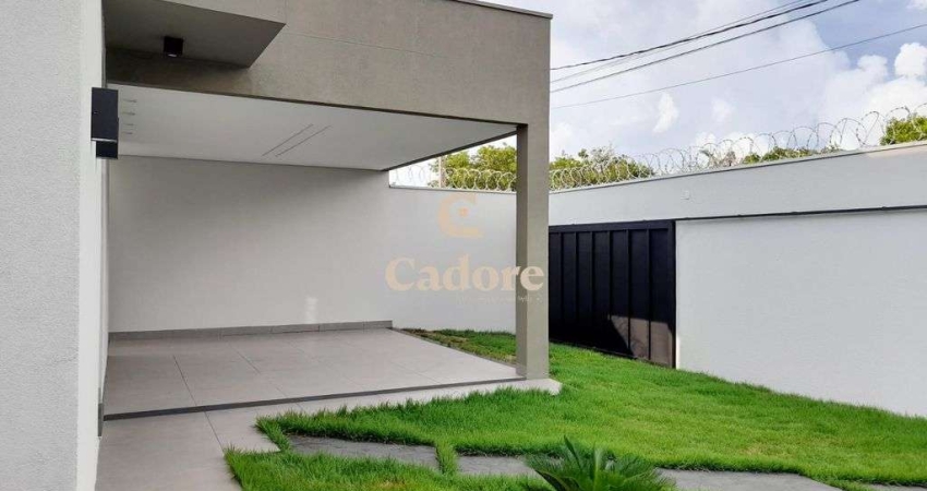 Casa à venda no Jardim Europa com 3/4 e 01 suíte e com requintado acabamento
