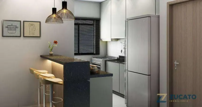 Apartamento com 2 dormitórios à venda, 49 m² por R$ 267.120 - Olinda - Uberaba/MG