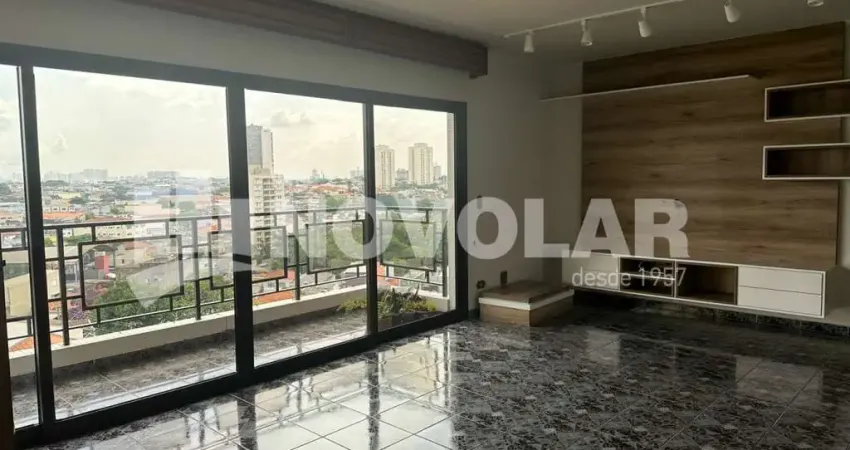Apartamento de 126m² no alto da vila maria, 3 dormitórios amplos, suíte com sacada, 2 vagas cobertas