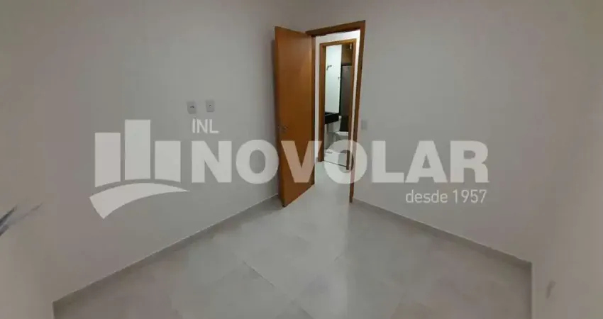 Apartamento com 38,51m² em Condomínio Fechado Novo,  com 2 Dormitórios. Unidade no Primeiro andar.