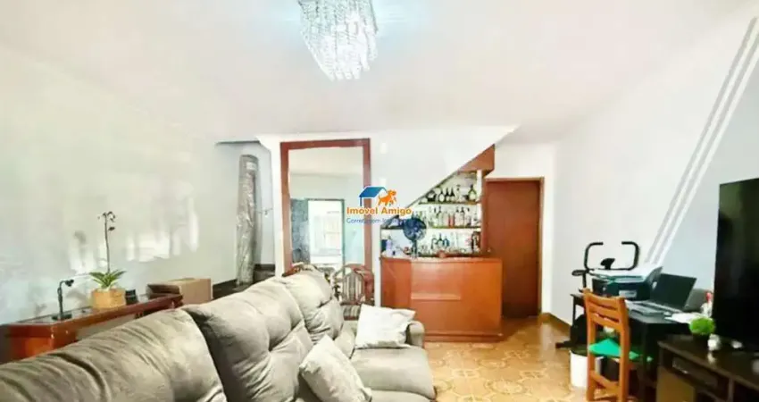 Sobrado amplo no jardim do mar em são bernardo do campo. são 238m² com 3 dormitórios, suíte, quintal e 2 vagas.