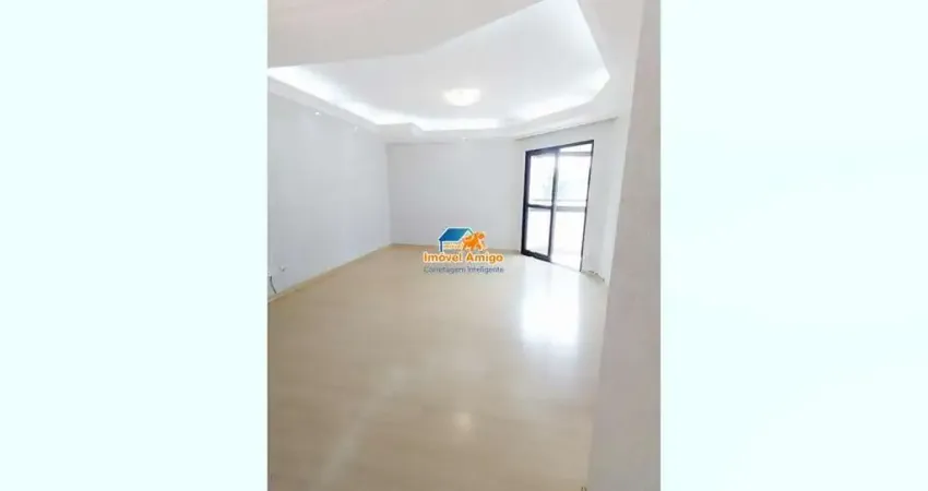 Excelente apartamento com 96m²  semimobiliado no valparaíso em santo andré.