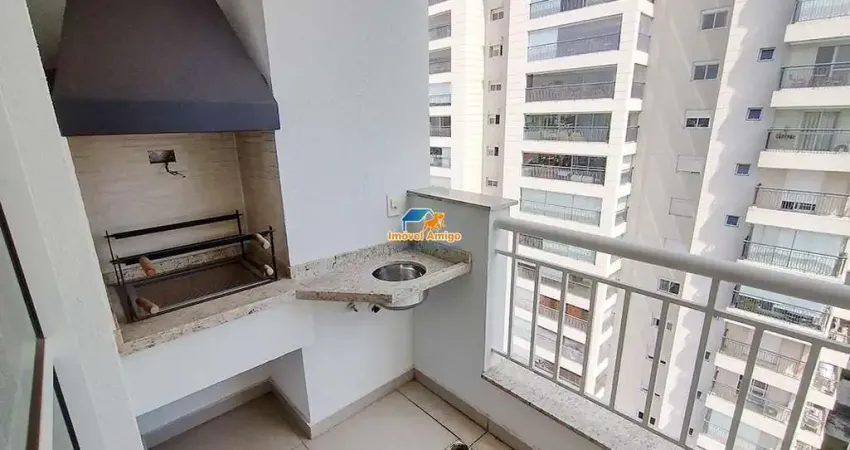 Apartamento em Andar Alto e Sacada Gourmet no Bairro Campestre em Santo André. Novo com Lazer completo !!!