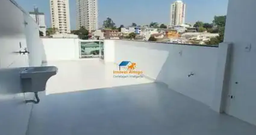 Cobertura com área gourmet e elevador à venda na vila alzira em santo andré  - pronto para morar, !