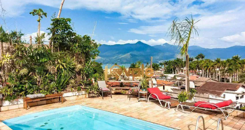 Casa com 4 dormitórios à venda, 750 m² - praia do arrastão - são sebastião/sp