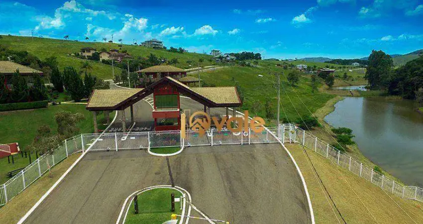 Terreno em condomínio fechado à venda em Quinta dos Lagos, Paraibuna 