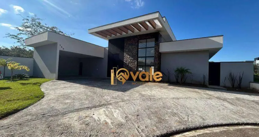 Casa com 4 dormitórios à venda, 186 m² de área construida 537 de terreno no condomínio terras do vale - caçapava/sp