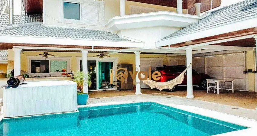 Casa com 5 dormitórios à venda, 567 m² -  no coração do jardim aquarius - são josé dos campos/sp