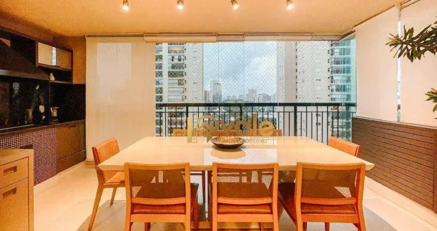 Apartamento com 3 dormitórios à venda, 116 m²  porta fechada- jardim aquarius - são josé dos campos/sp