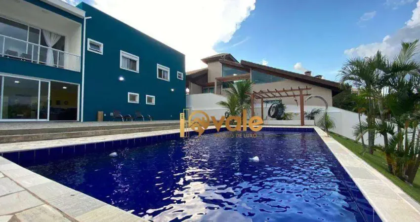 Casa com 5 dormitórios à venda- condomínio lago dourado - jacareí/guararema -sp