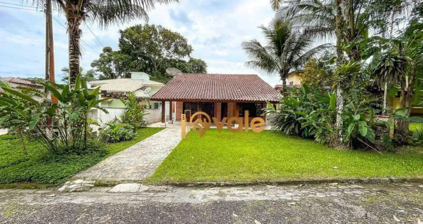 Casa com 5 dormitórios à venda, ótima casa em cond. fechado - caraguatatuba/sp