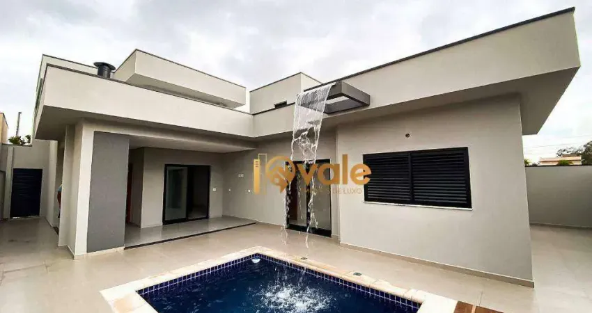 Casa com 3 suites à venda, 163 m² no condomínio terras do vale - caçapava/sp
