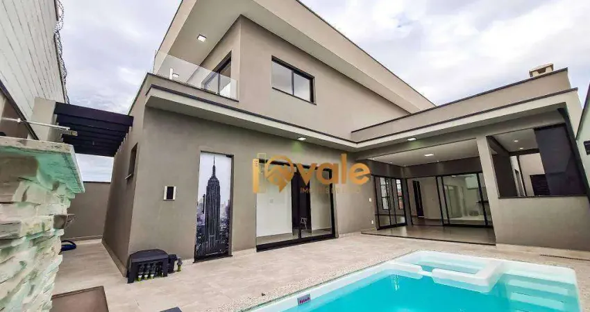 Casa com 3 suites à venda, 220 m² no condomínio terras do vale - caçapava/sp