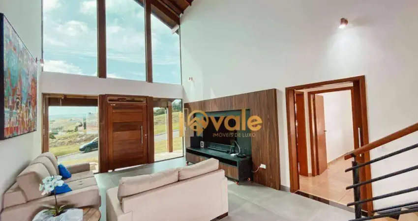 Exuberante sobrado com 5 dormitórios à venda, 600 m² por - cond. village paraibuna - paraibuna/sp