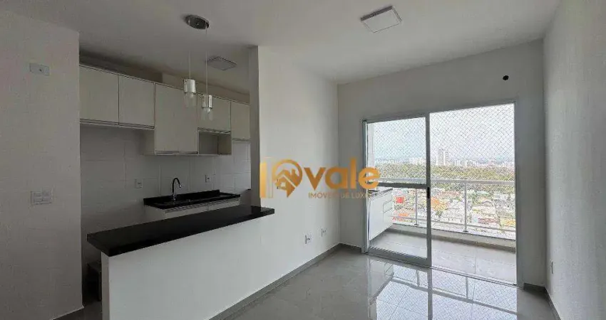 Apartamento com 3 dormitórios para alugar, 72 m²  - villa branca - jacareí/sp