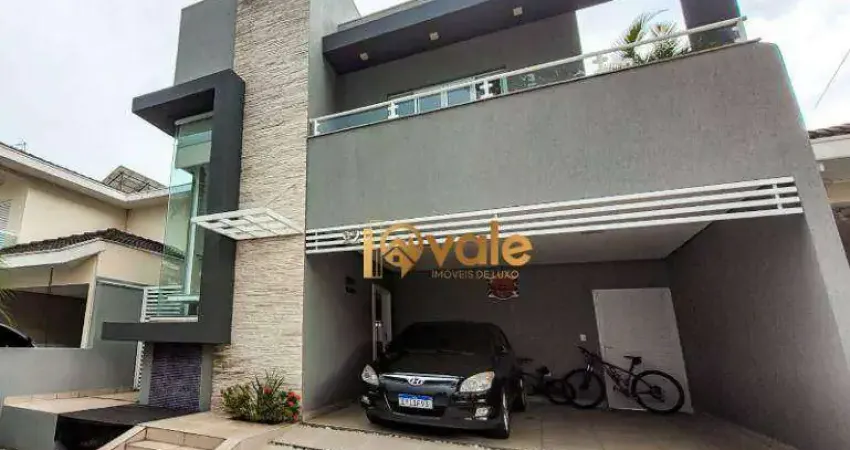 Casa com 3 dormitórios à venda, condomínio crystal park jacareí