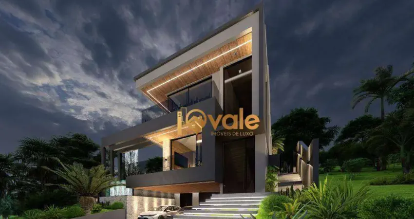 Sobrado com 4 suítes à venda, 590 m² - condomínio residencial alphaville i - são josé dos campos/sp