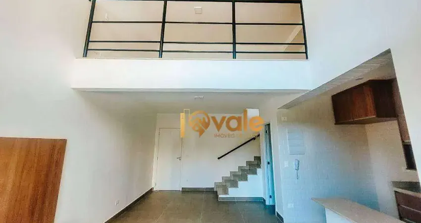 Apartamento duplex com 1 dormitório, 78 m² - venda ou aluguel - jardim aquarius - são josé dos campos/sp