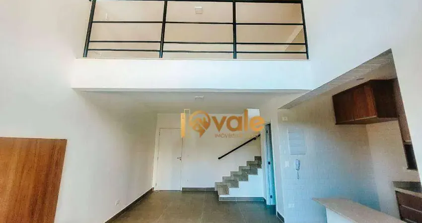 Apartamento duplex com 1 dormitório, 78 m² - venda ou aluguel - jardim aquarius - são josé dos campos/sp