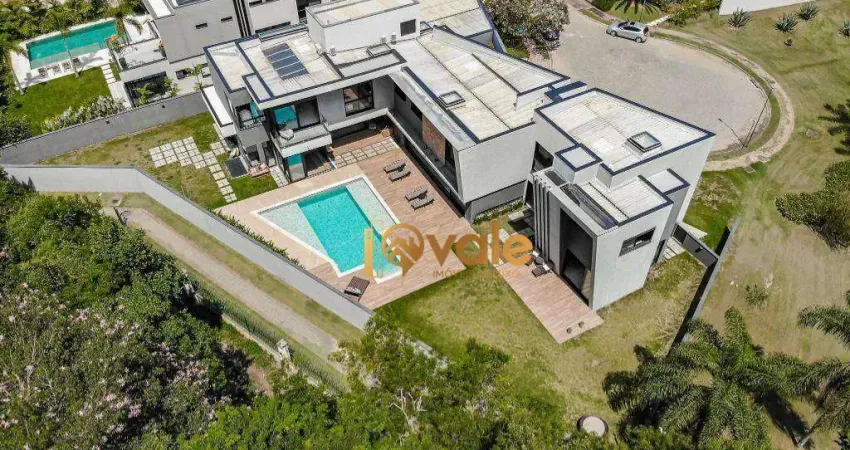 Casa de luxo com 5 suítes à venda, 680 m²  condomínio serimbura em são josé dos campos/sp