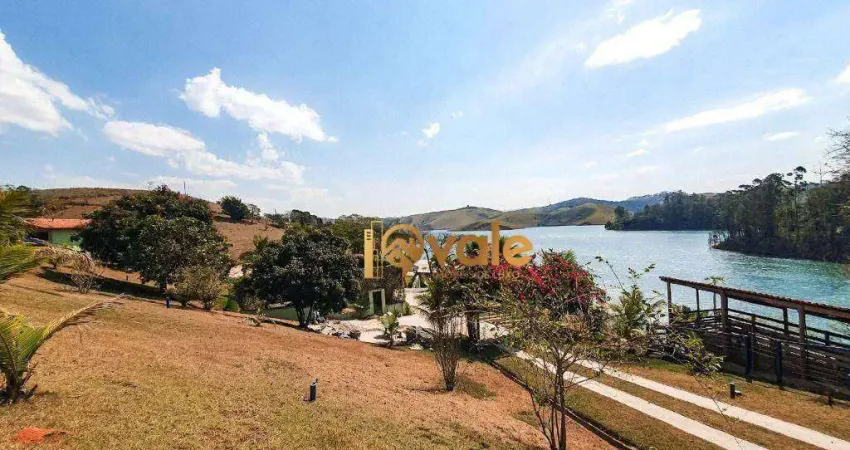 Chácara beira da represa 56.000m2 à venda - jaguari - são josé dos campos sp