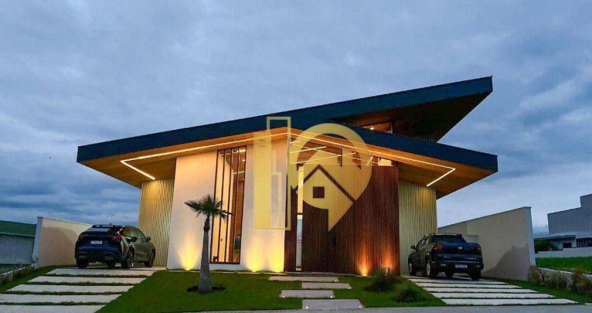 Casa com 4 dormitórios à venda, 288 m²  no  Residencial Ecopark Bourbon - Caçapava/SP