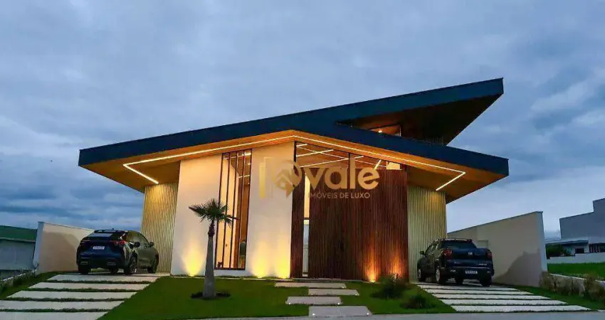 Casa com 4 dormitórios à venda, 288 m²  no  residencial ecopark bourbon - caçapava/sp