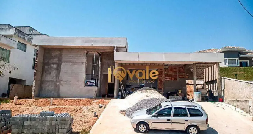 Casa térrea  com 3 dormitórios à venda, 250 m²  - vale dos lagos- jacareí/sp