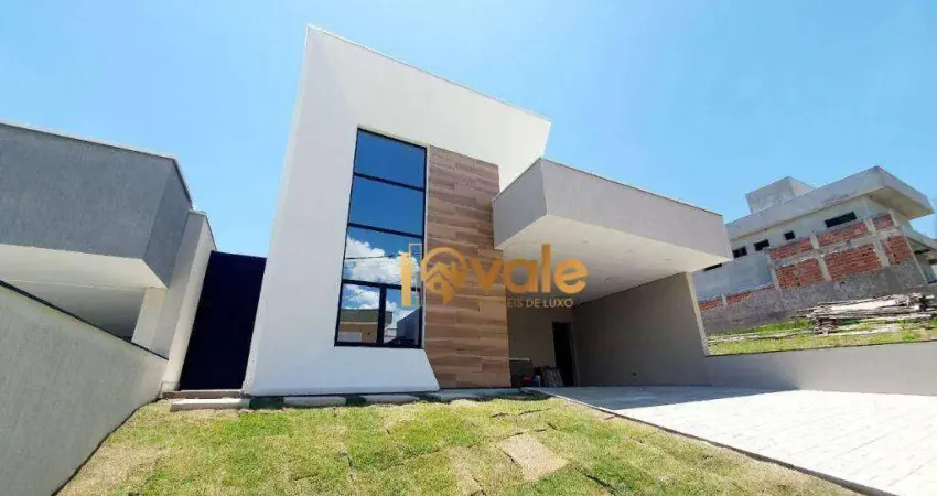 Casa nova com 3 dormitórios à venda, 131 m² - residencial fogaça - jacareí/sp