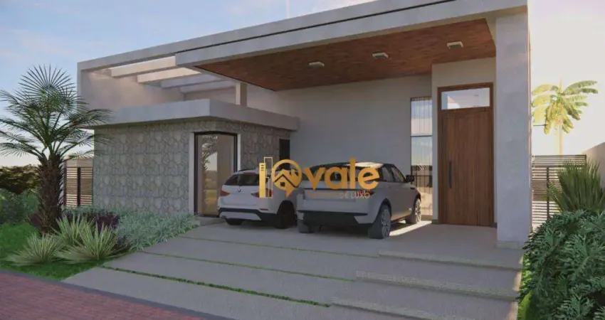 Casa com 3 dormitórios à venda, 250 m² - ecopark bourbon - caçapava/sp