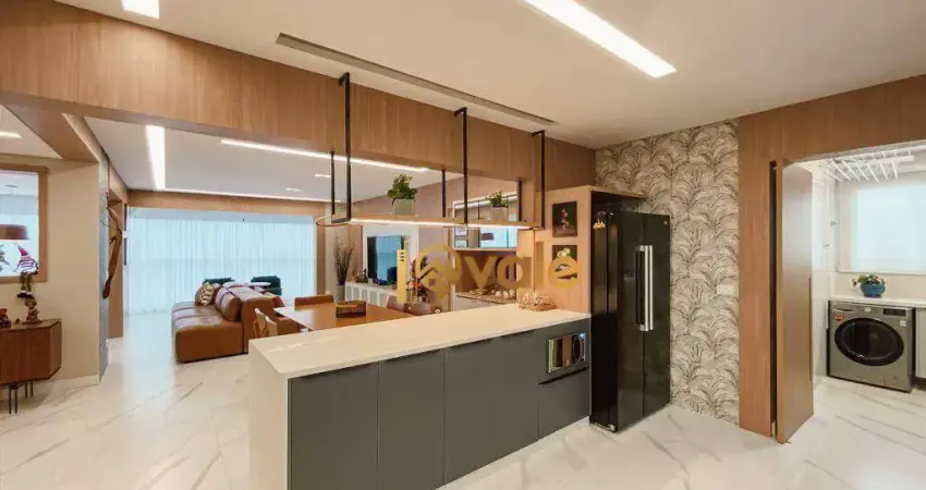 Apartamento de alto padrão com 3 dormitórios à venda, 143 m² - porto novo - caraguatatuba/sp