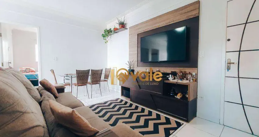 Apartamento amplo com 2 dormitórios à venda, 67 m² - centro - jacareí/sp