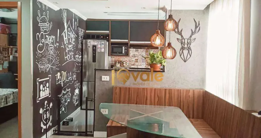 Apartamento com 2 dormitórios à venda, 44 m² - vila formosa - jacareí/sp