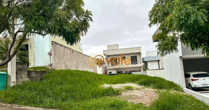 Terreno de alto padrão com leve aclive à venda, 250 m² - jardim vem viver - jacareí/sp