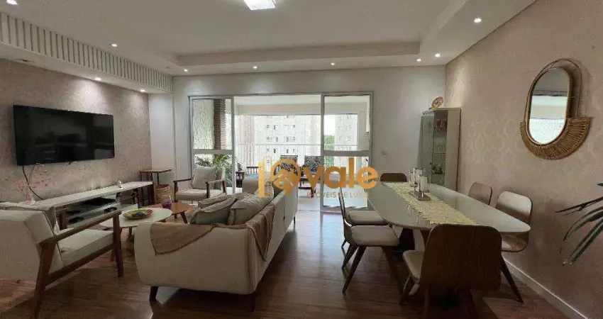 Apartamento com 3 dormitórios à venda, 122 m²  - jardim das indústrias - são josé dos campos/sp