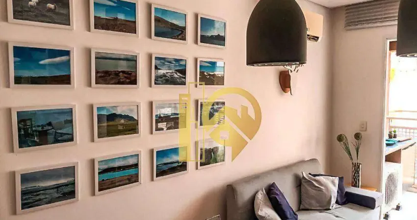Apartamento com 1 dormitório para alugar, 37 m²- Centro - São José dos Campos/SP