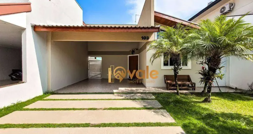 Casa com 3 dormitórios à venda, 159 m² - jardim crystal park - jacareí/sp