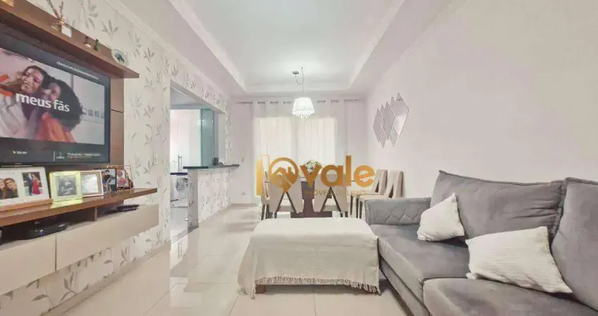 Apartamento com 3 dormitórios à venda, 92 m² - centro - jacareí/sp