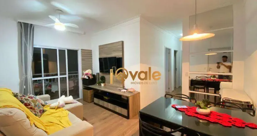 Apartamento com 3 dormitórios à venda, 76 m²  - jardim santa maria - jacareí/sp