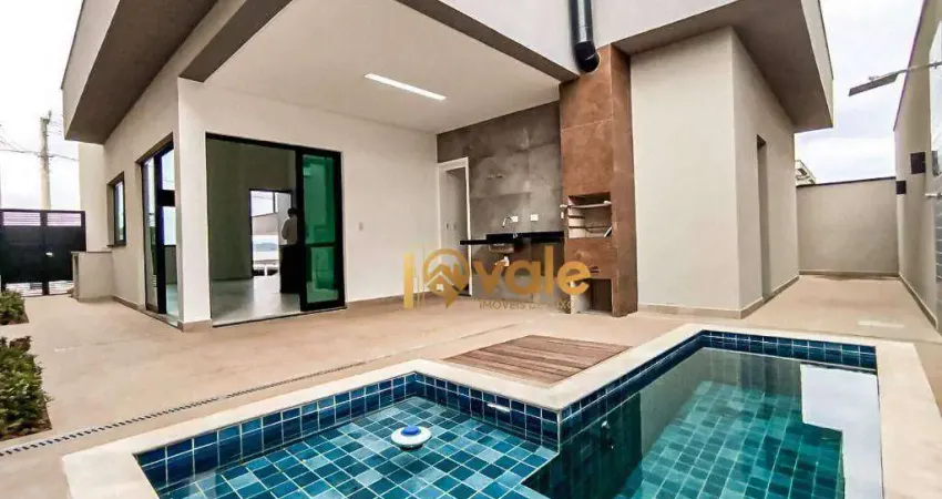 Casa com 3 dormitórios à venda, 152 m²- condomínio reserva rudá - são josé dos campos/sp