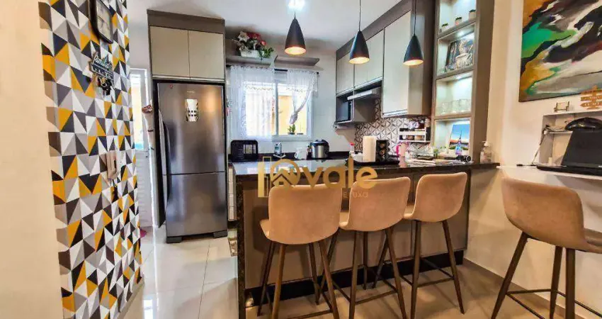 Casa com 2 dormitórios à venda, 69 m² - loteamento vila romana - jacareí/sp