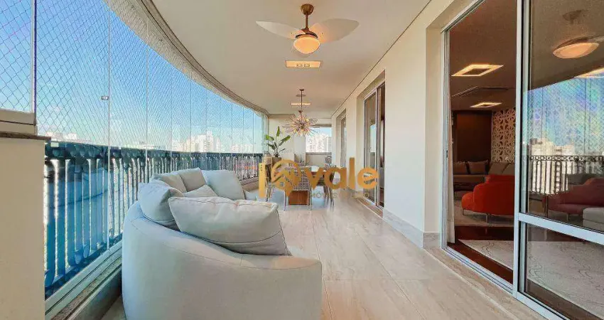 Apartamento de luxo com 4 suítes à venda, 360m² jardim aquarius - sjcampos/sp